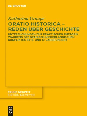 cover image of Oratio historica--Reden über Geschichte